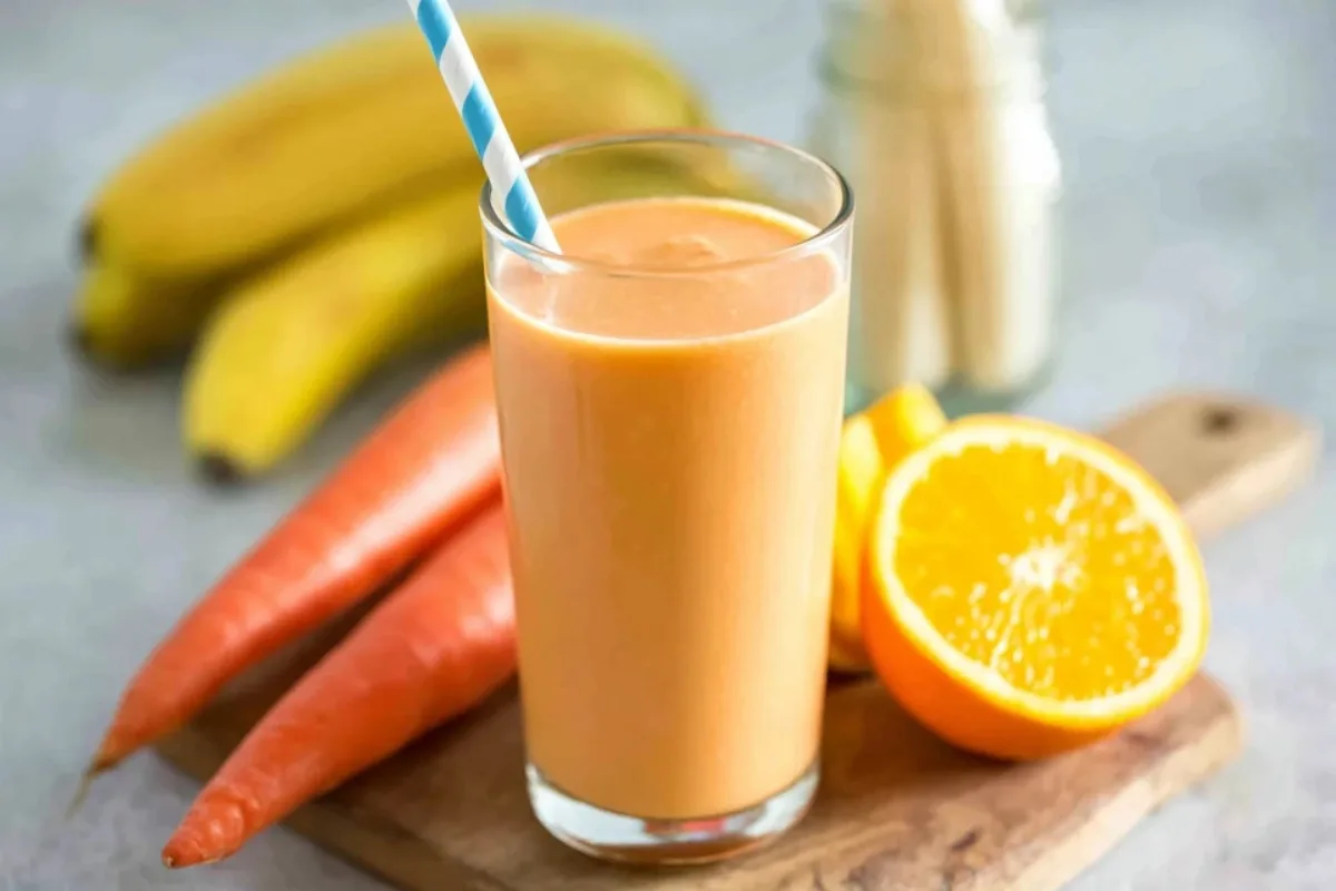 vegetable smoothie with carrots