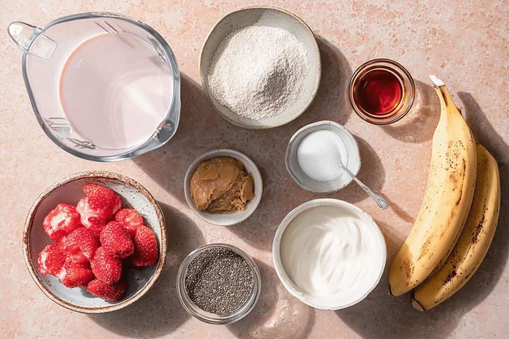 Collagen Smoothie for Radiant Skin: Strawberry Cloud Recipe Collagen Smoothie Collagen smoothie ingredients for healthy skin