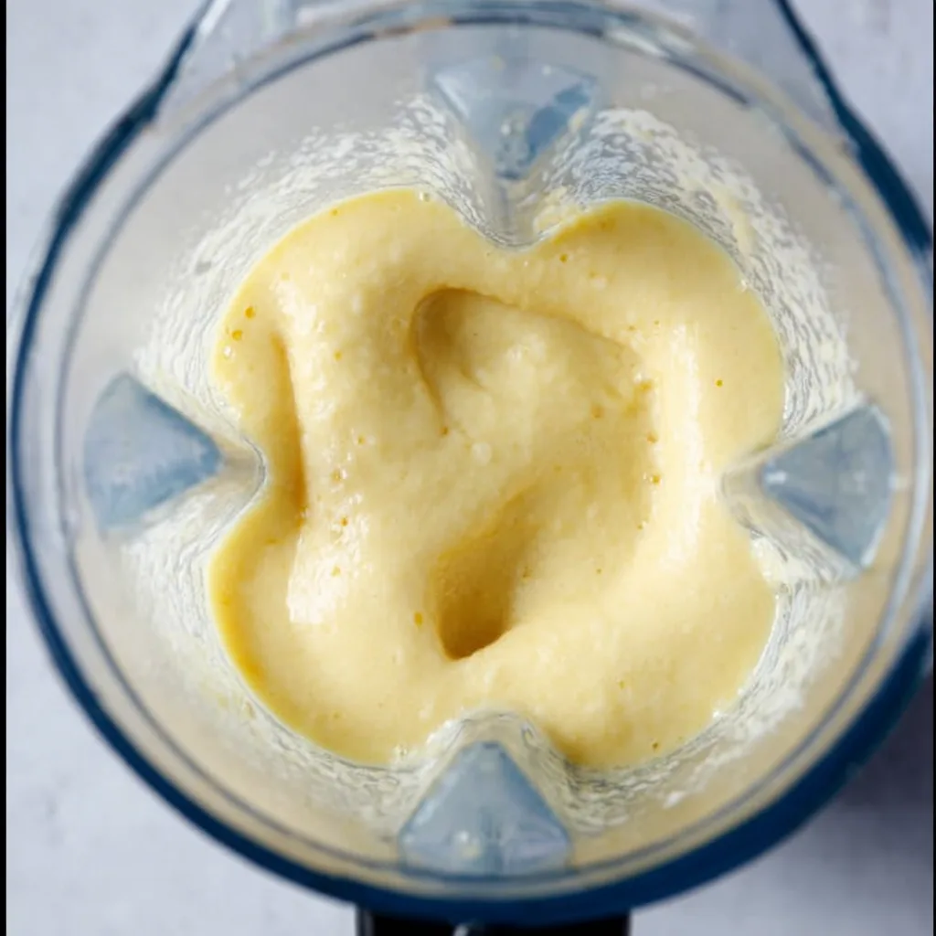 Mango Smoothie Recipe That’s Creamy, Healthy, and Delicious Mango Smoothie Recipe blending mango smoothie ingredients in a blender