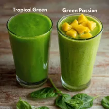 Panera Green Smoothies: Tropical & Passion Recipes (Easy Copycat)