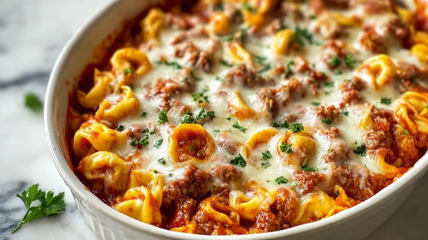Irresistible Beefy Tortellini Bake for Cozy Nights