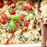 Boursin Orzo Bake