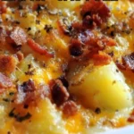 The Ultimate Cheesy Potato Breakfast Casserole cheesy potato breakfast casserole 4 e1782920794401