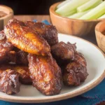 Crispy Baked BBQ Chicken Wings crispy baked bbq chicken wings