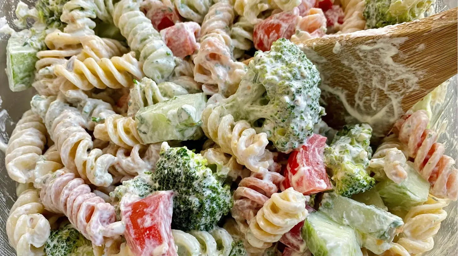 Creamy Ranch Pasta Salad: The Ultimate Easy Side Dish ranch pasta salad 1