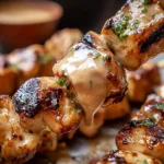 Flavorful Bang Bang Chicken Skewers (Air Fryer & Grill Options!) bang bang chicken skewers
