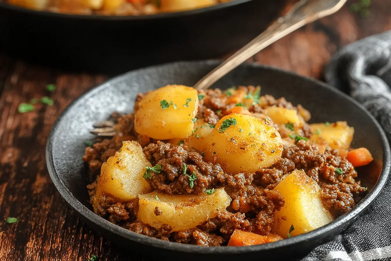 Hearty Hobo Casserole with Ground Beef & Potatoes hobo casserole ground beef 10