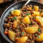 Hearty Hobo Casserole with Ground Beef & Potatoes hobo casserole ground beef recipe